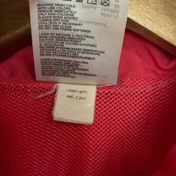 New Balance Women's Pink Full Zip Pockets Active Outdoor Windbreaker Size Medium - Picture 7 of 8